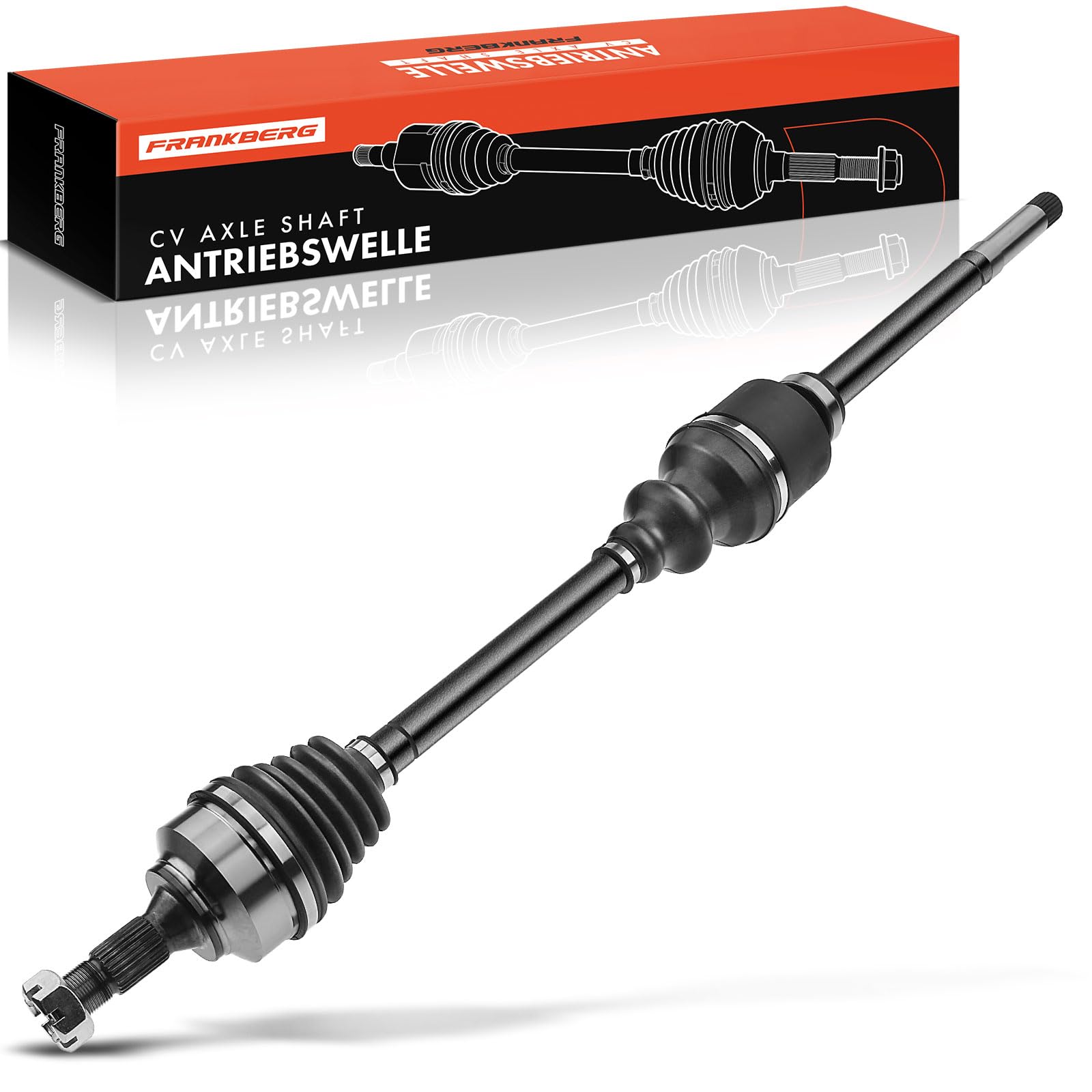 Frankberg Eje motriz Eje de transmisión Eje delantero Derecha Compatible con Berlingo Combi/MPV B9 C4 Cupé LA C4 I LC C4 Picasso I MPV UD 307 3A/C 307 SW 3H Replace# 9637117880