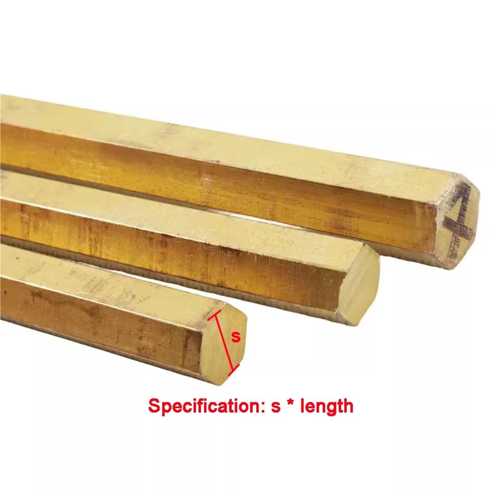 1 barre hexagonale en laiton H59 H62, usinée CNC, longueur 3-15 mm, 500 mm(H59 16x500mm)