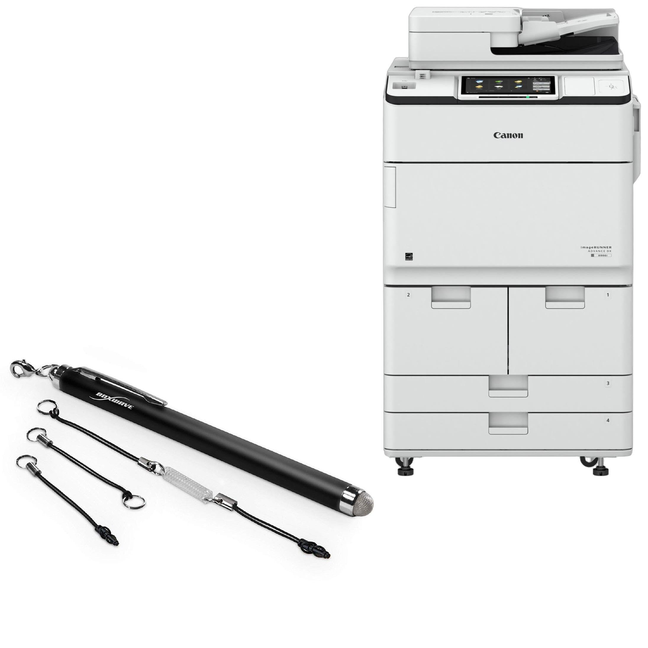 BoxWave Stylus Pen Compatible with Canon imageRUNNER Advance DX 8905i - EverTouch Capacitive Stylus, Fiber Tip Capacitive Stylus Pen - Jet Black