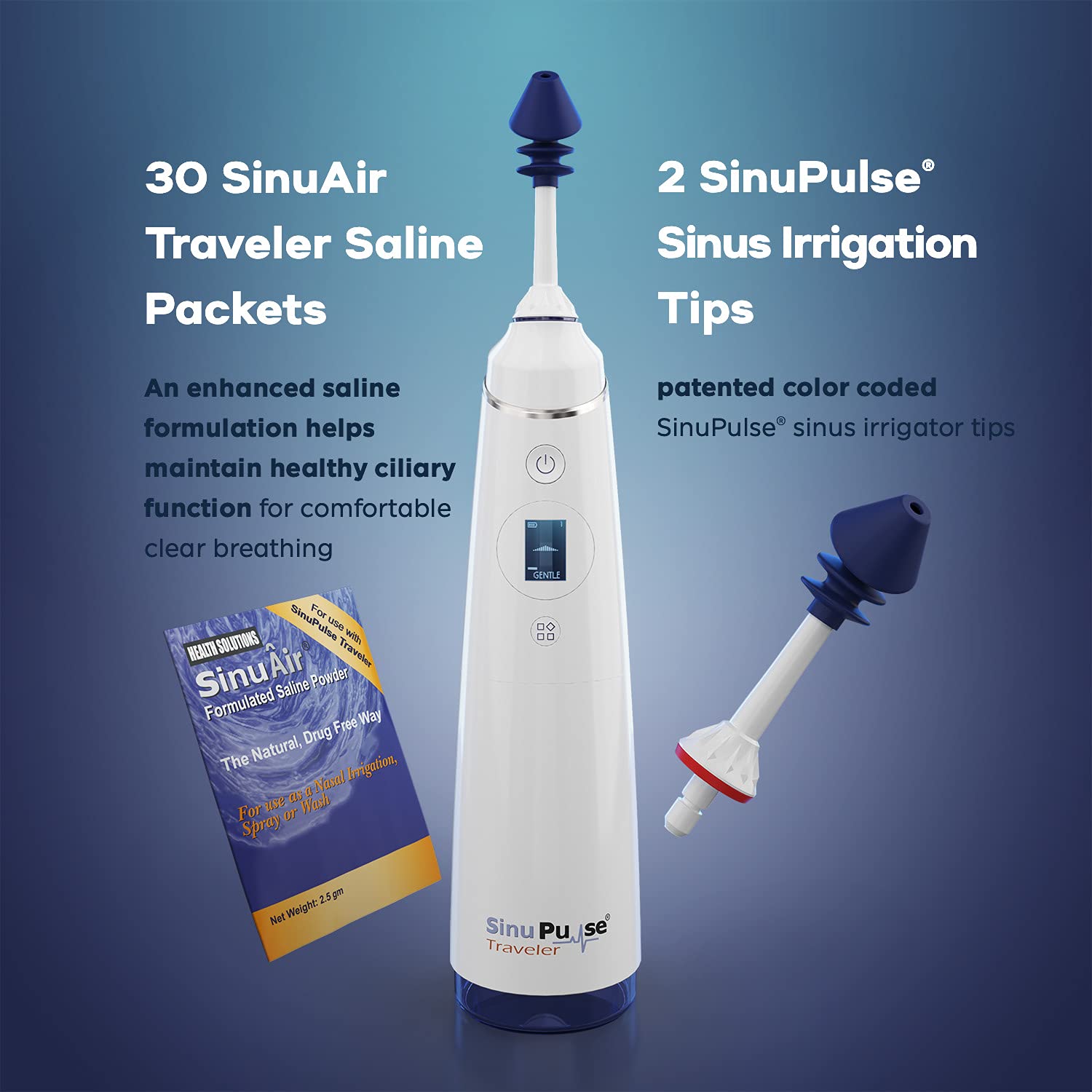 Buy SinuPulse Traveler Cordless Pulsating Sinus Irrigation, Nasal