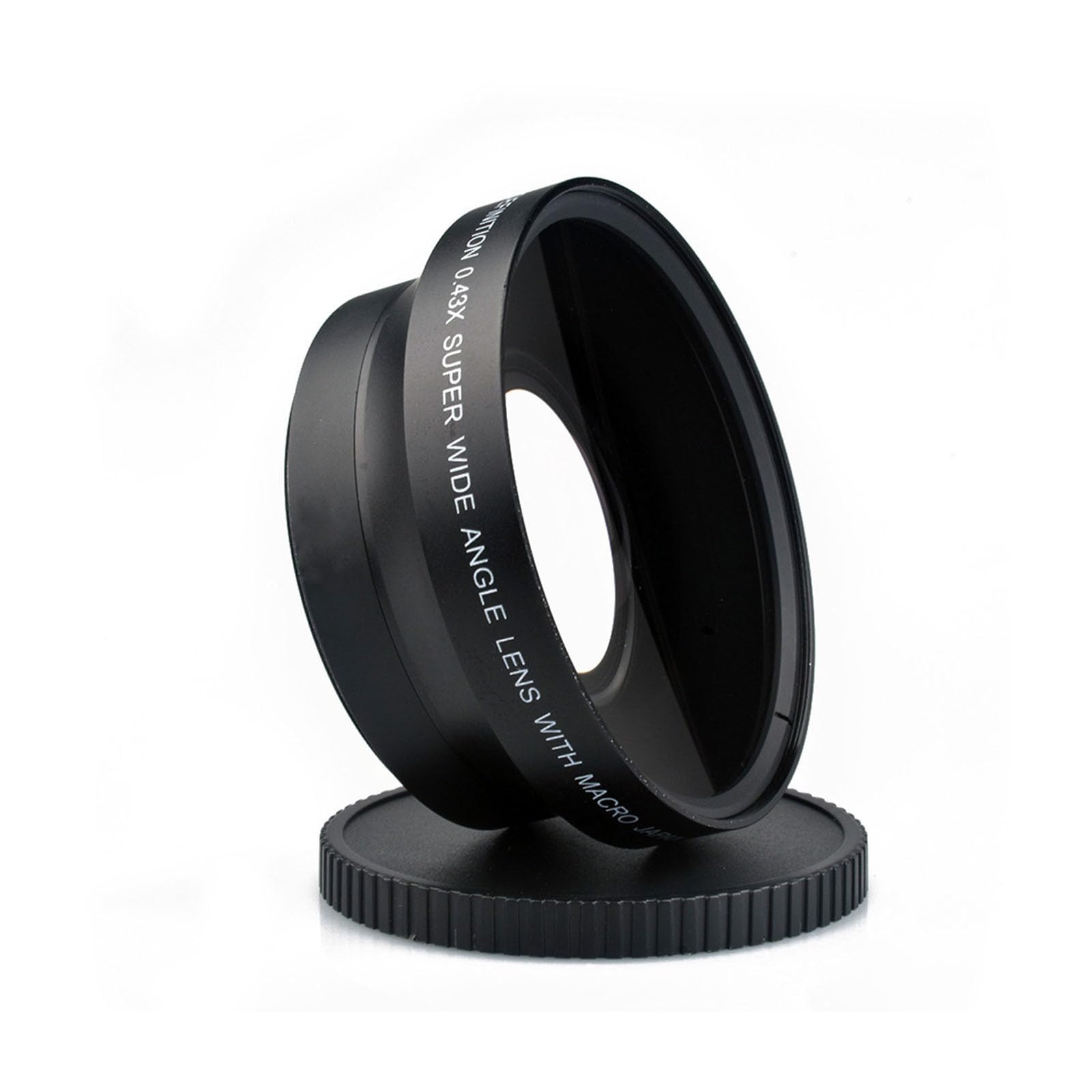 Obiettivo grandangolare professionale da 67 mm con porzione 0,43x multistrato rivestito per fotografia microcosmica Obiettivo fisheye grandangolare con macro+tappo anteriore e posteriore