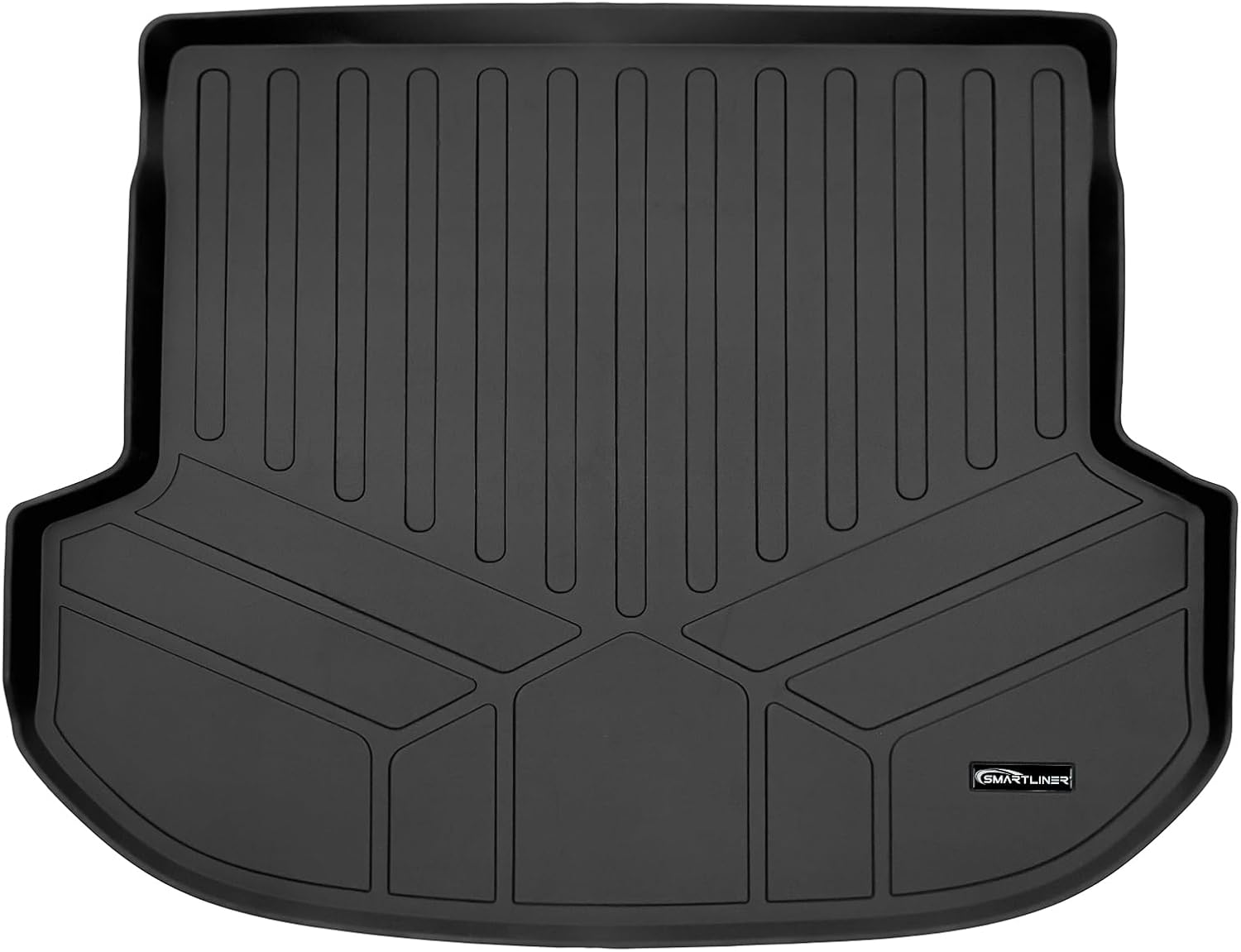 SMARTLINER All Weather Custom Fit Cargo Liner Trunk Mat Compatible with 2021-2023 Hyundai Santa Fe - Image 3