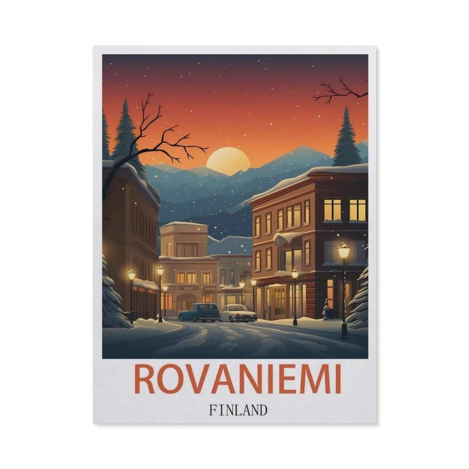 Funny Metal Tin Sign Wall Decor，Florence Italy(30x40cm）