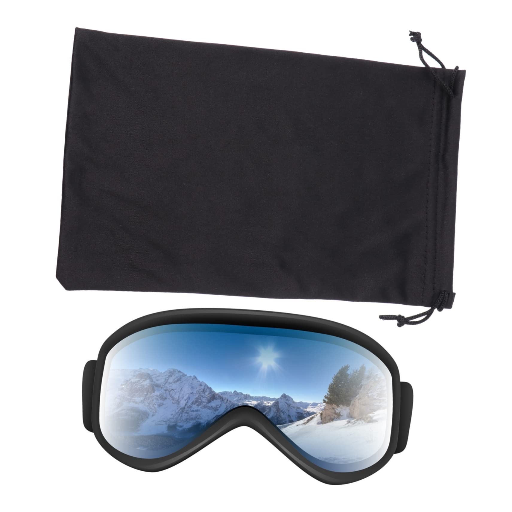 Happyyami 90pièces Pochette pour Lunettes De Ski Étui De pour Lunettes De Soleil à Cordon Accessoire De Transport pour Sports Hiver