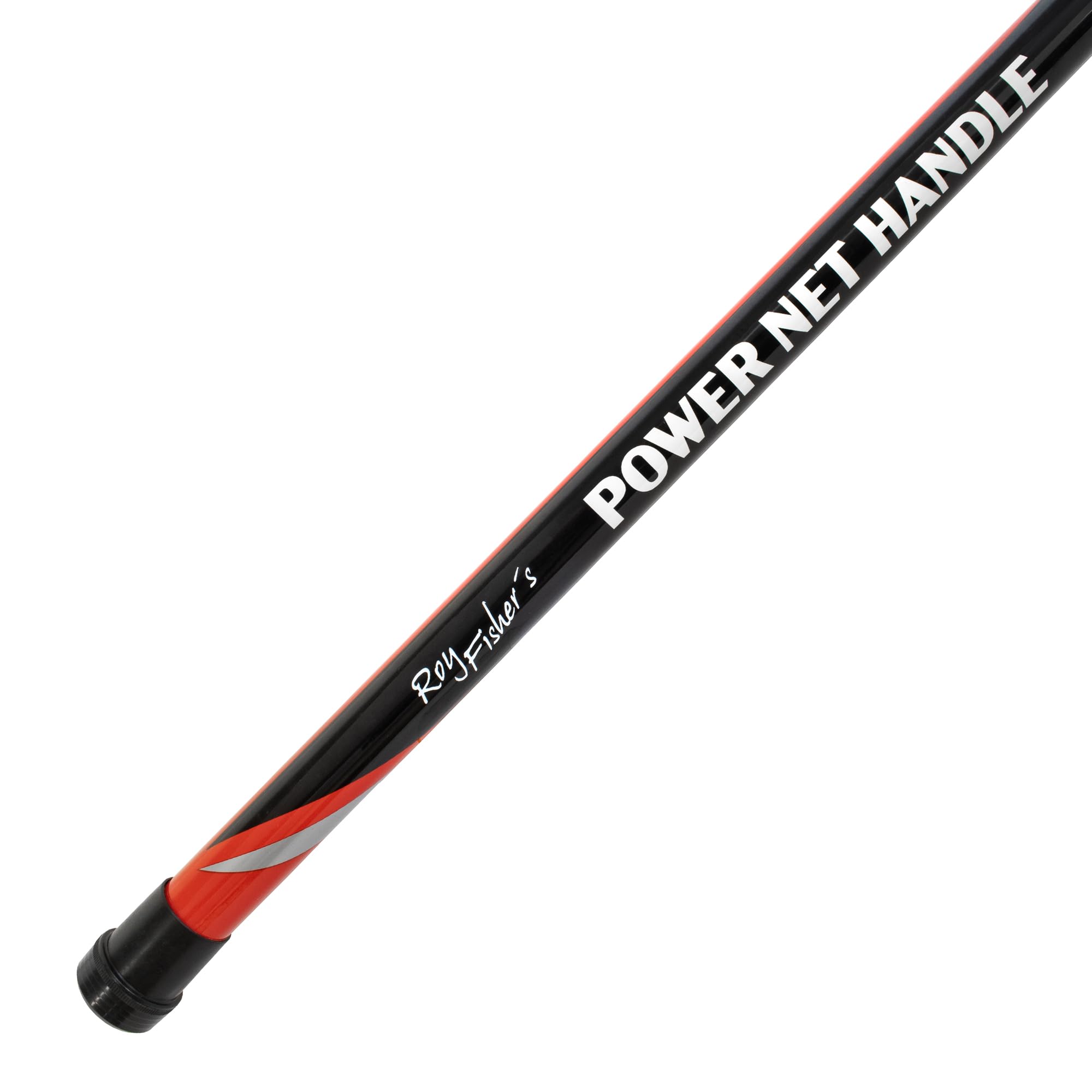 Roy Fishers Power Net Handle – Teleskop-Kescherstange aus Carbon-Composite – Rutschfester Griff – 2m, 3m oder 4m – Stabil & Leicht – Universal Gewinde – Für Forelle & Friedfisch