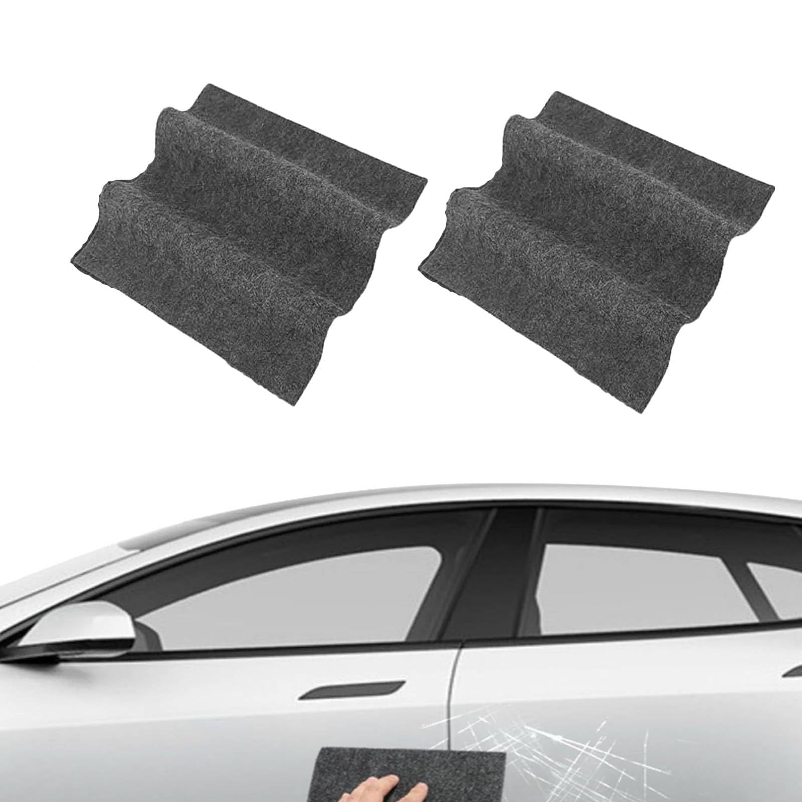FixaPro Scratch Remover, FixaPro Car Scratch Remover, Multi-Purpose Nano Sparkle Cloth for Car Scratches, Cars Paint Scratch Repair, Easily and Quickly Repair Paint Scratches and Water Spots (2PC)