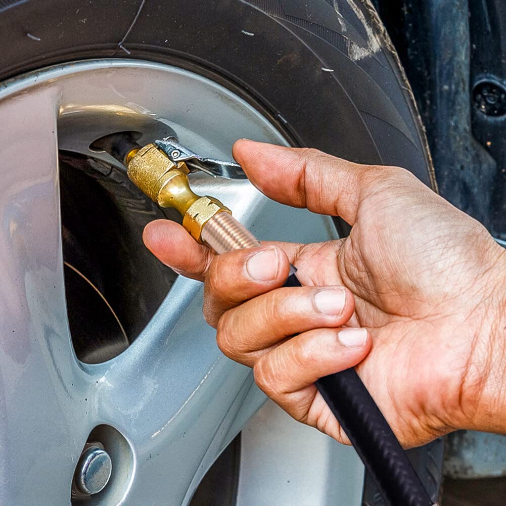 Estensione Valvola Pneumatici - 2 Pezzi In Gomma E Rame, 180mm, Ideale Per Camion, Camper E Auto Difficili Da Raggiungere - Foto 10