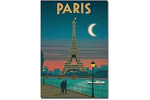 Paris Travel Vintage Art Refrigerator Magnet 2.5"x3.5"