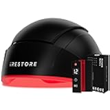 iRestore Elite + Rechargeable Battery Pack - Laser Red Light Therapy for Hair Growth - FDA Cleared Hair Loss, Hair Thinning Treatment for Men & Women - Hair Regrowth Laser Cap - 500 Lasers & LEDs