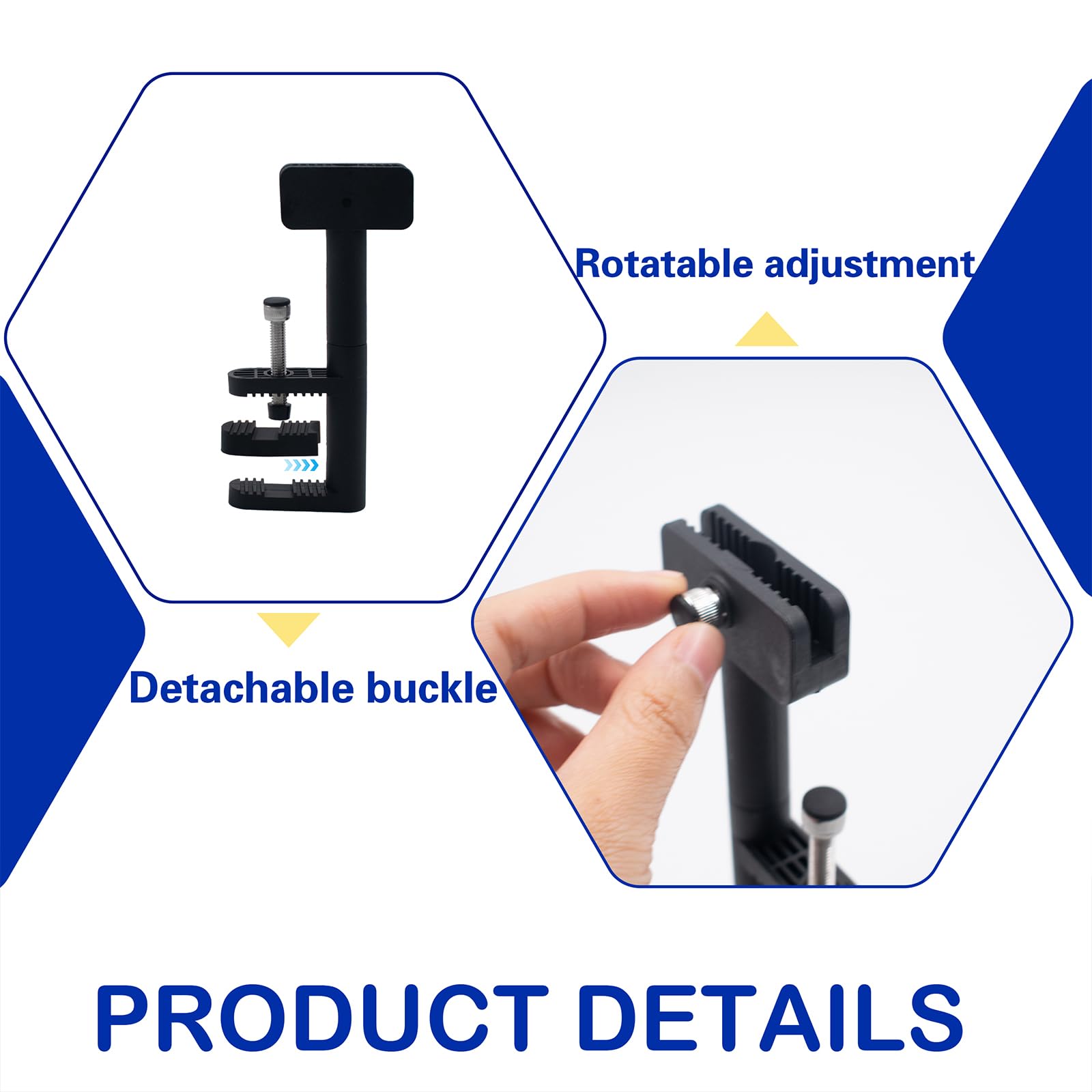 2 Set Schilderhalter-Clip mit 21,0 x 29,7 cm Acrylrahmen, drehbare Doppel Display Klemme für Kleiderstangen, Röhren, Wiederverwendbare Schilder, Preisschilder für den Einzelhandel mit Bekleidungsges