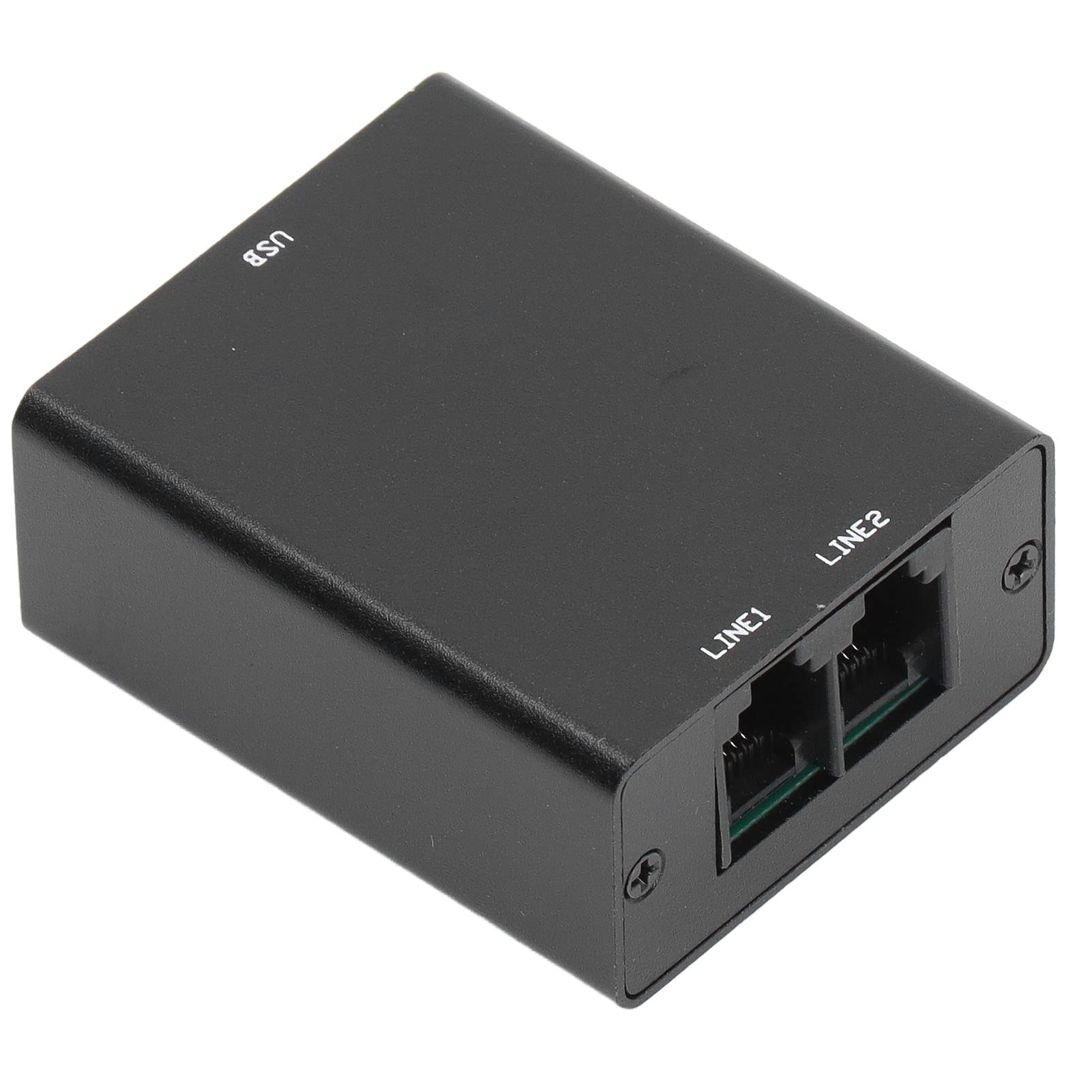 Registratore Telefonico USB Built in 32G Storage Porta RJ11 Suono Chiaro Telefono Automatico Supporta Tutti i Telefoni Analogici (Spina UE)