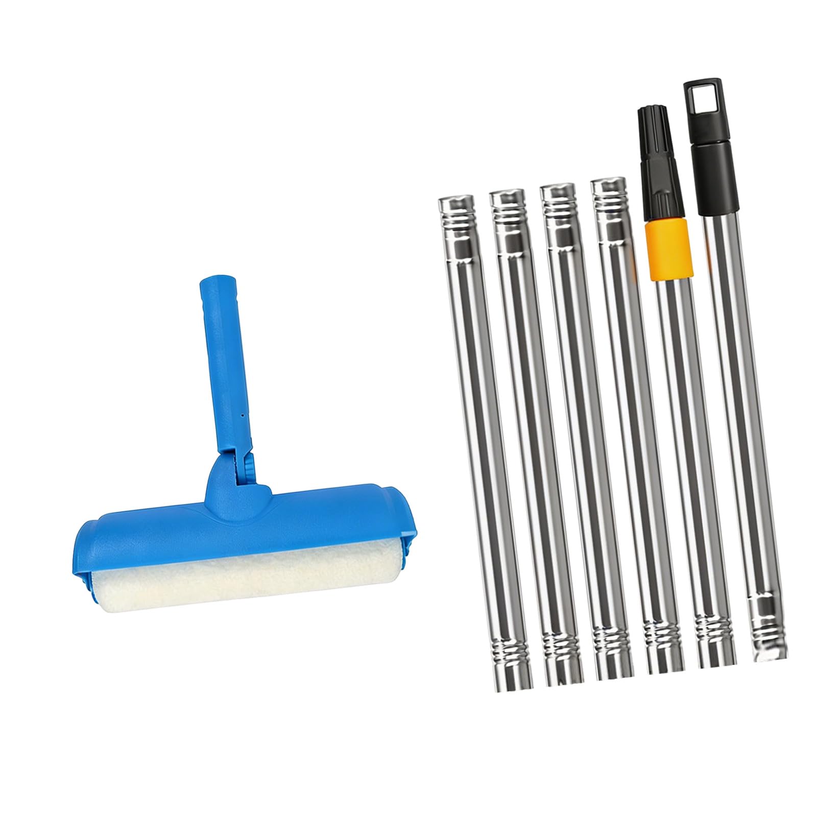 Kaeltsyn 6 Section Post Ceiling Paint Roller Handle Ceiling Paint Tool For Smooth Ceilings Wall Furniture Painting Projects Tool Handle