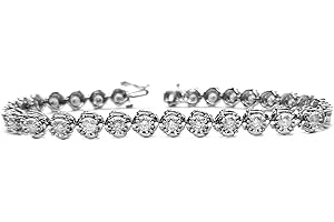 10kt White Gold Tennis Bracelet | Shimmering 3.15 Carat Diamond Tennis Bracelet
