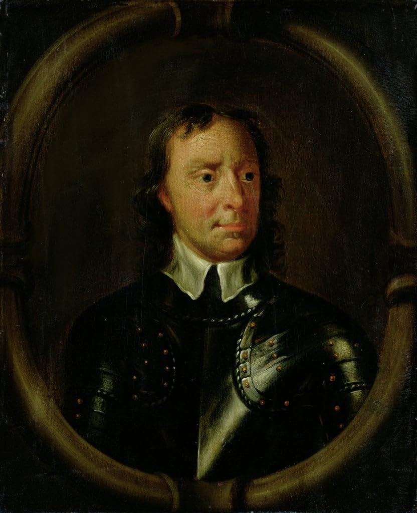 Toile pour décoration salon Olivier Cromwell Peter Lely, tableau mural 60x90cm - 5