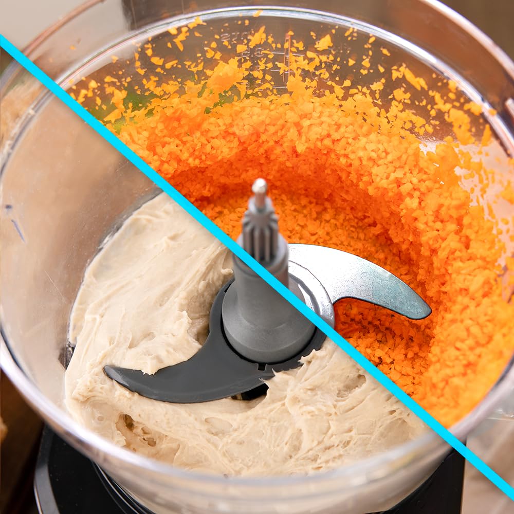 Cecotec Küchenmaschine FoodProcessor Comino 1000 Spatula. 1000W, 2 Geschwindigkeiten, 2L Schüssel, Saftpresse, 3 Schneidscheiben: Zerkleinern, Schneiden, Kneten, Cremescheibe, Edelstahl