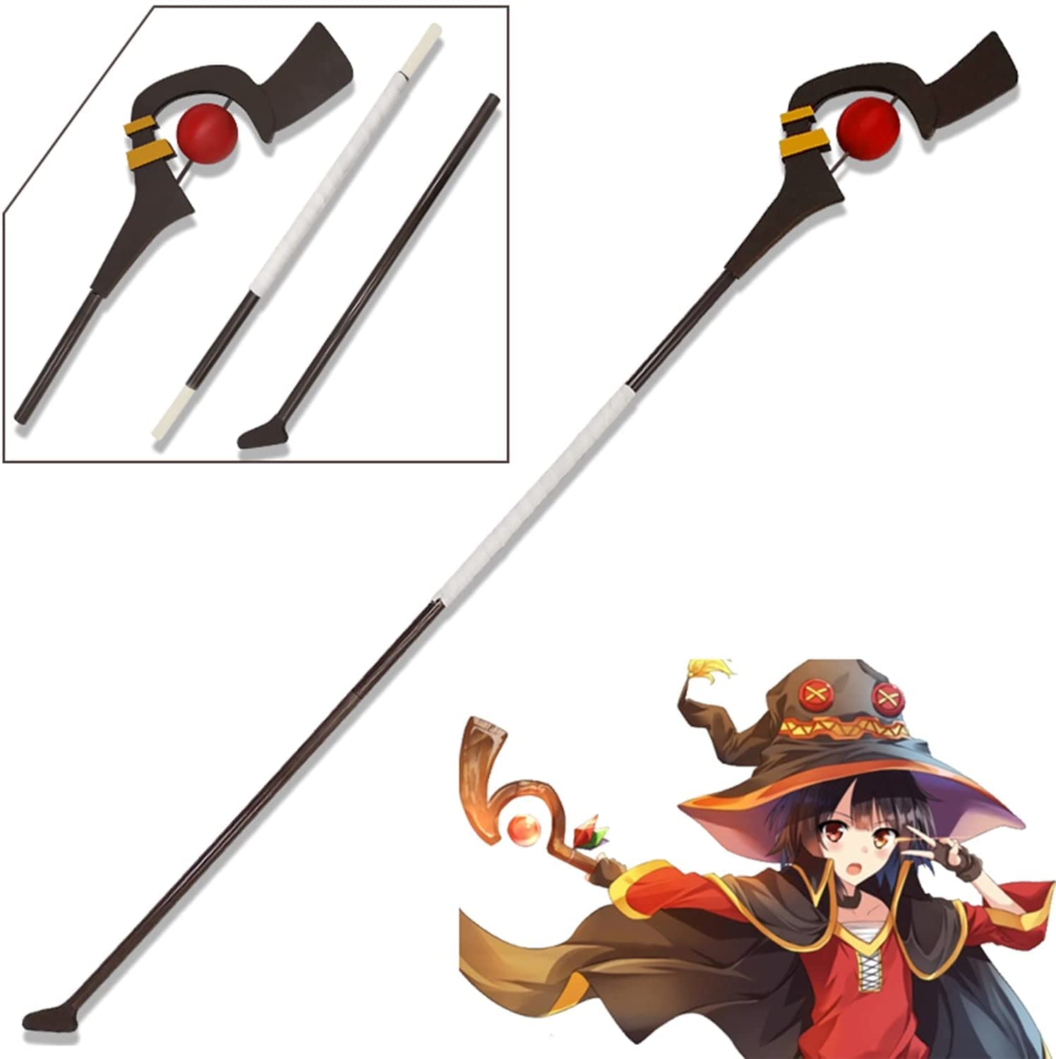 Amazon.co.jp: この素晴らしい世界に祝福を コスプレ道具 めぐみん 杖 