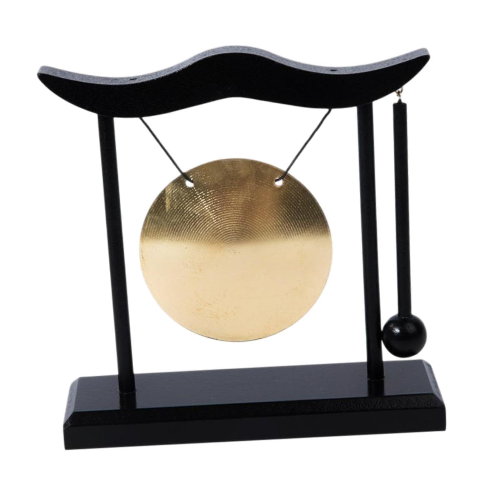 Sharplace Desktop Gong Wind Gong Adorment ménage Bénédiction Gift Asian Bure