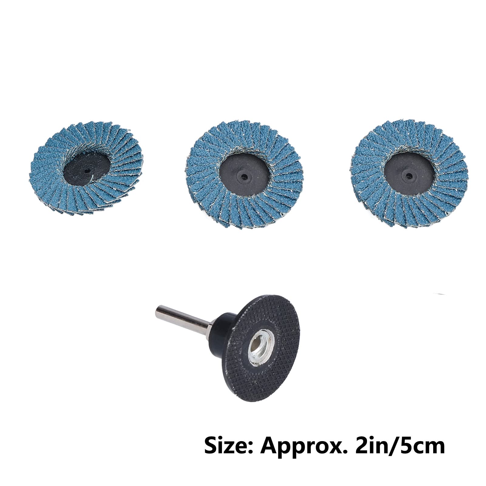 31 Sztuk Tarcza Listkowa 50 mm, Zestaw Tarcza Ścierna Cyrkonowa 40/60/80 Grit, Dysk Szlifierski Quick Change, Tarcze do Szlifowania Metalu, Szlifierka Kątowa
