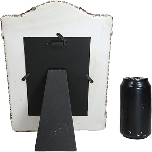 Miniatura 6 de Ebros Gift Conchos plateados rústicos del suroeste con gemas turquesas y patrones tribales de 5 x 7 pulgadas, marco de fotos, figura de rancho