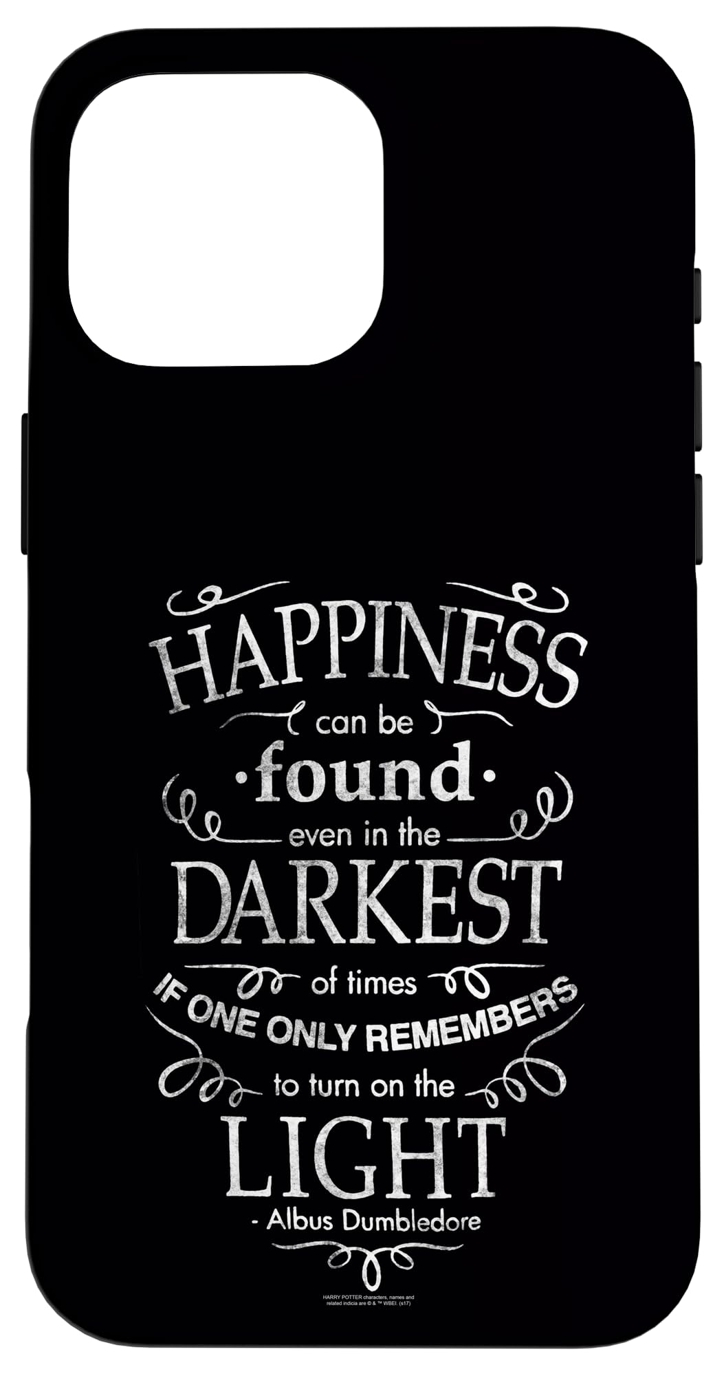 Harry Potter Happiness Quote Case for iPhone 16 Pro Max