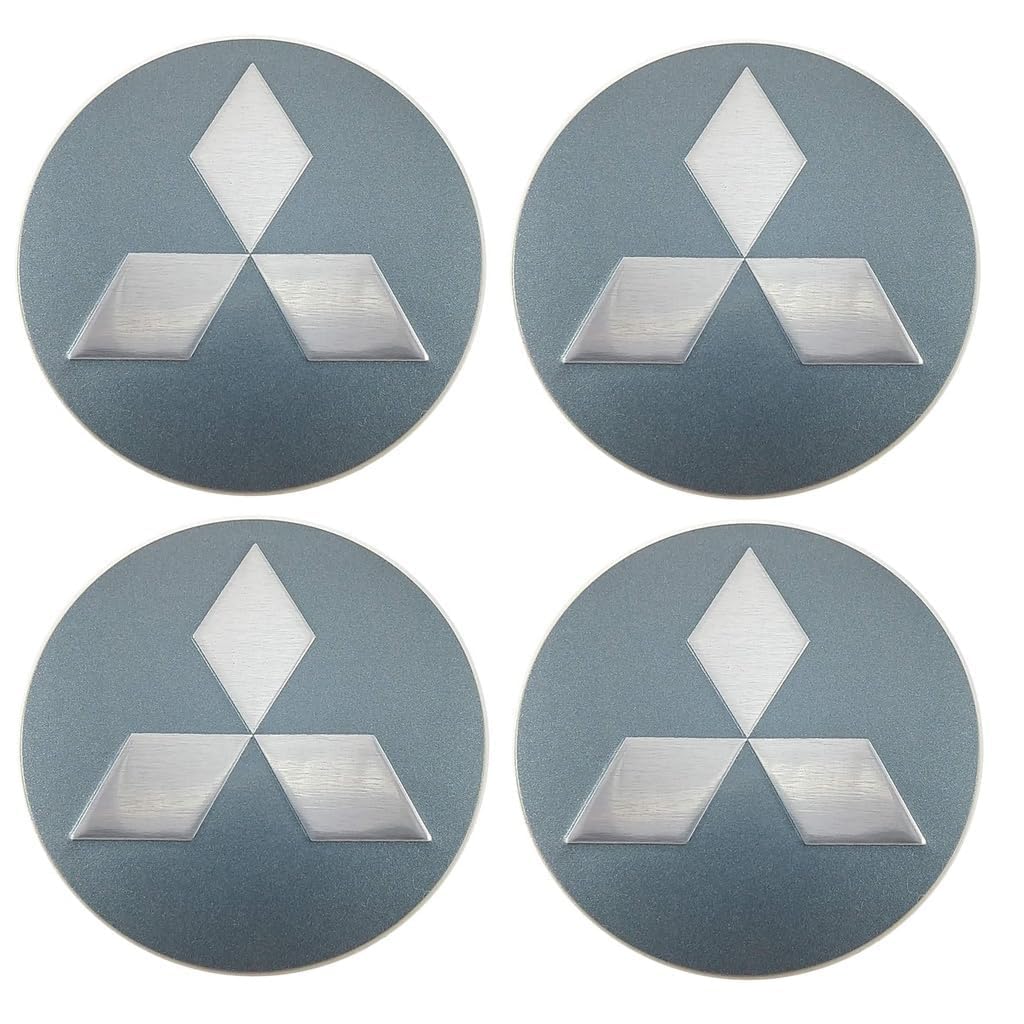 4 Pcs Wheel Hub Cap Stickers, for Mitsubishi Lancer ASX Outlander Pajero L200 Galant Car Wheel Center Rim Cover Styling Accessory,E