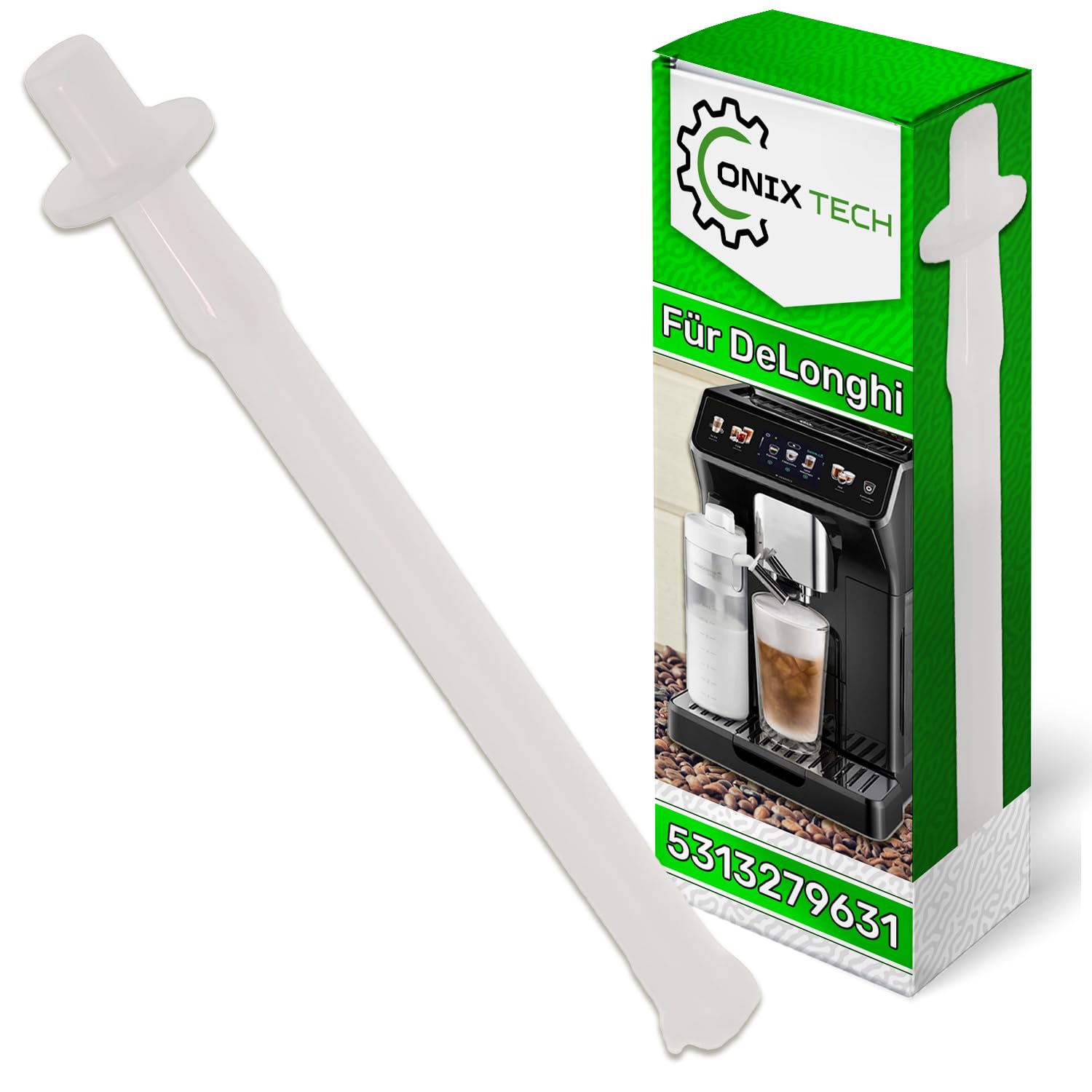 Milk Inlet Hose for Fully Automatic Coffee Machine with Original Code 5313279631 Suction Hose for Milk for Coffee Machine for DeLonghi Eletta Explore ONIX TECH