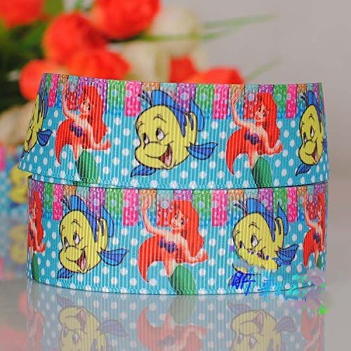 Amazon.co.jp: 10 Yards 1(25mm) Ariel the Little Mermaid Princess ...