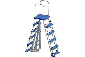 Swimline 87950/87952L Ground Pool Entry Ladder, 52" Pair
