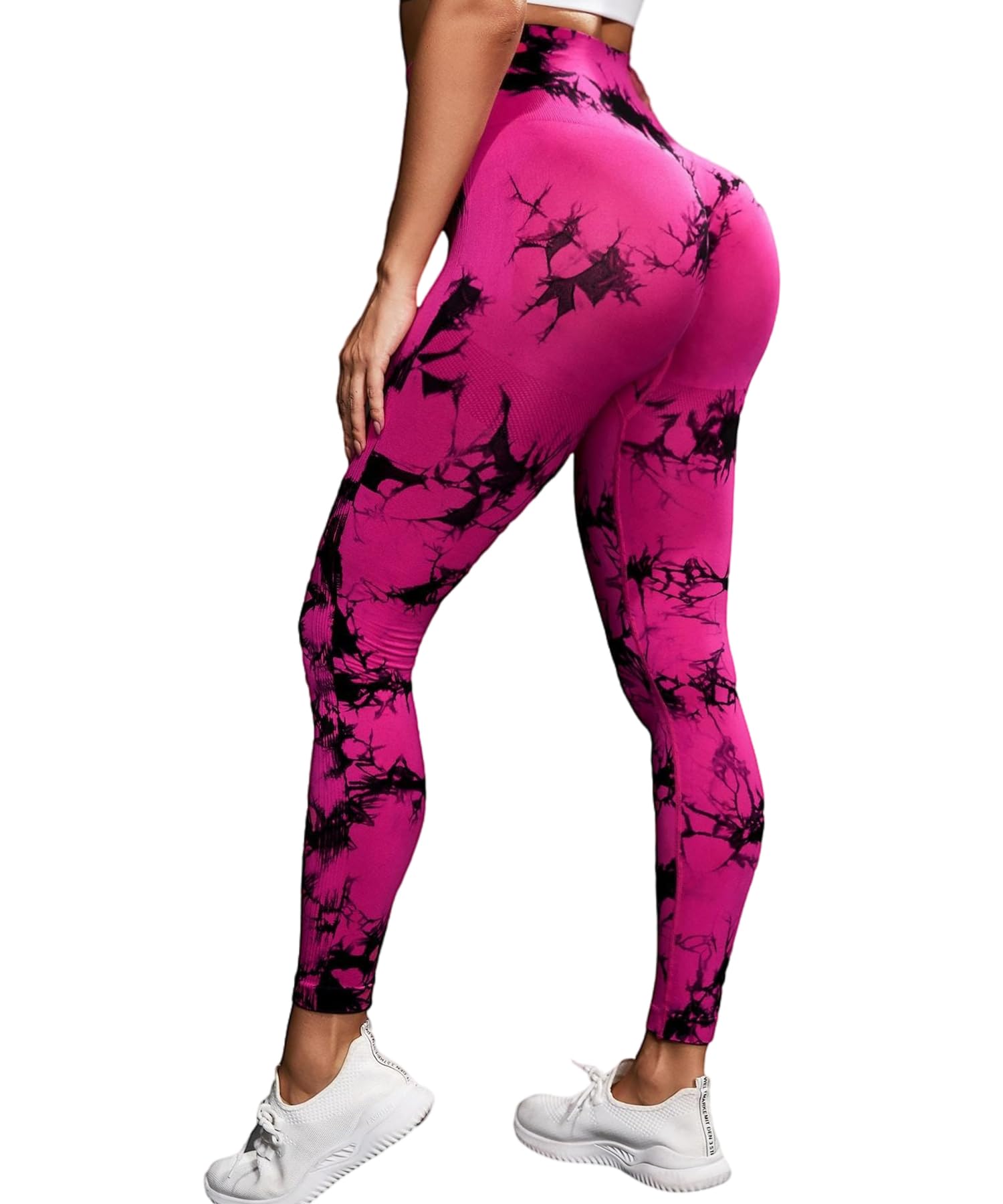 Merlvida Leggins Sportivi Donna Vita Alta Leggings Push Up Pantaloni Palestra Controllo della Pancia Anticellulite Pantacollant Opaco Elastici Tuta Collant Abbigliamento Sportivo Donna Yoga Fitness