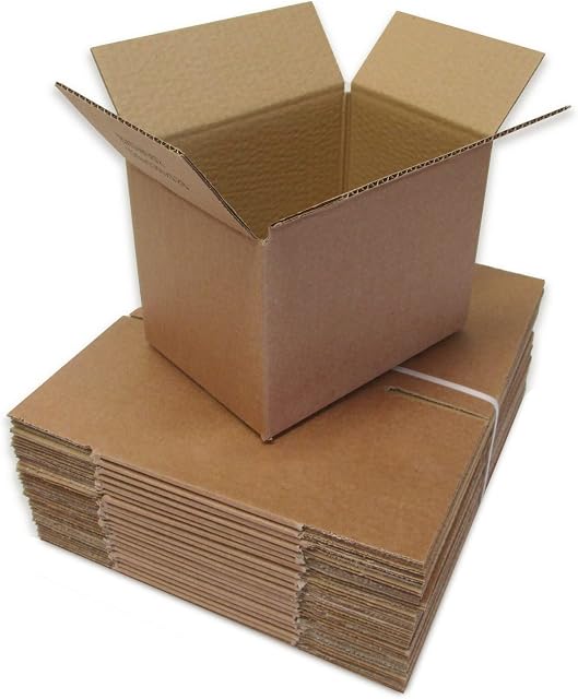 RelianceUK 20 Pack 9 x 6 x 6 Single Wall Cardboard Boxes Small Postal Box for Mailing Shipping Packaging