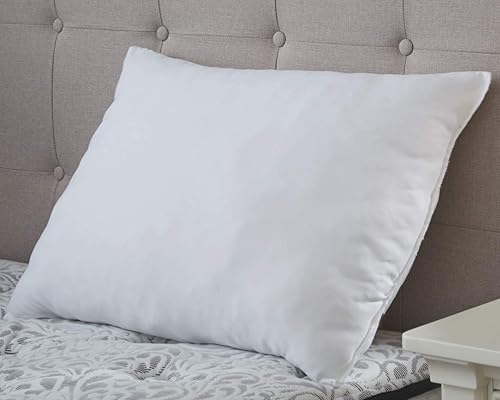 Miniatura 2 de Signature Design by Ashley Z123 - Almohada de cama de microfibra suave, tamaño estándar, color blanco