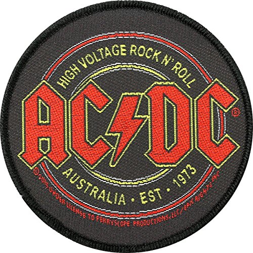 The Rolling Stones - Écusson Tissé Officiel Noir Et Bleu Sous Licence - Patch à Coudre Rock