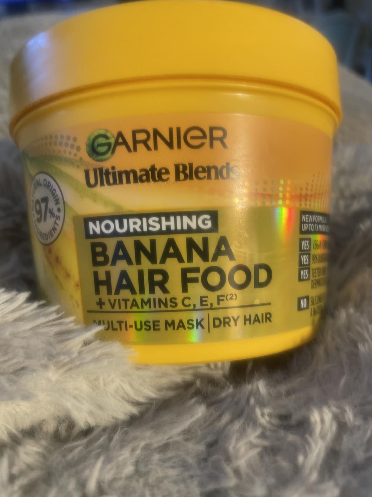 L'Oreal Garnier Ultimate Blends Hair Food Papaya 3-in-1 Damaged Hair Mask Treatment 390ml