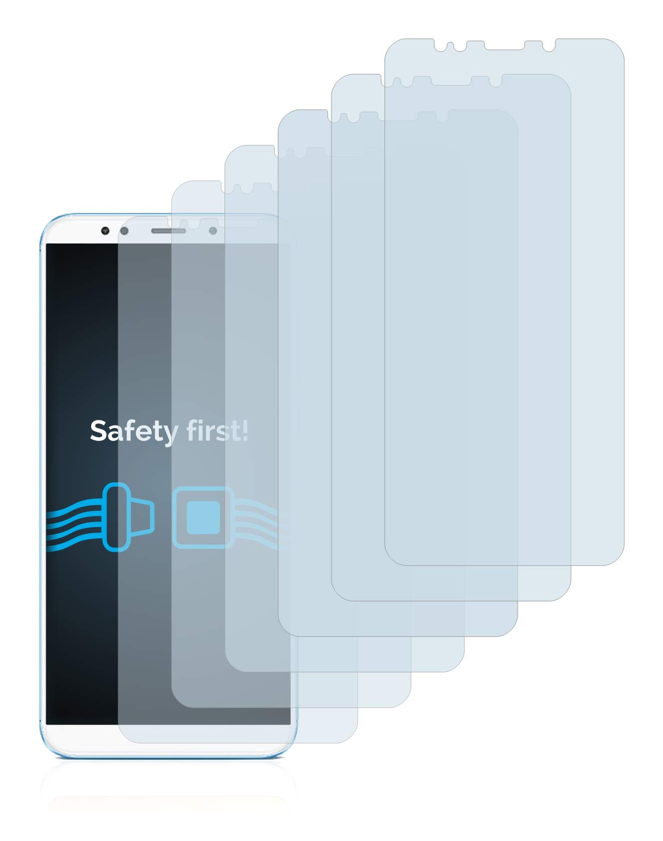 Savvies 6 Pellicole Protettive Per Xiaomi Redmi 5 - Protezione Schermo Trasparente Antigraffio