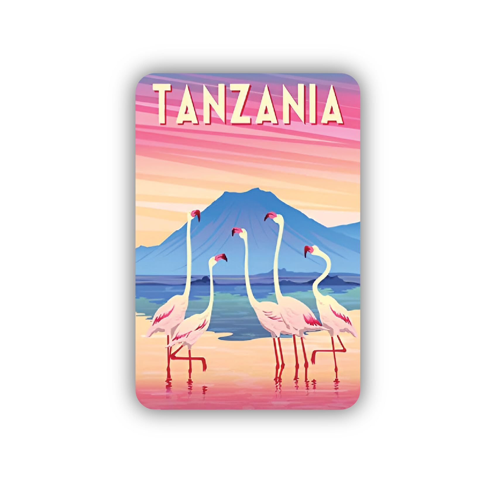 ISEE 360 Tanzania Africa Fridge Magnet for Kitchen and Office Door Decoration | Home & Refrigerator Decoration Multicolor Gift Fridge Magnet L X H 2 X 3 Inch-image-30
