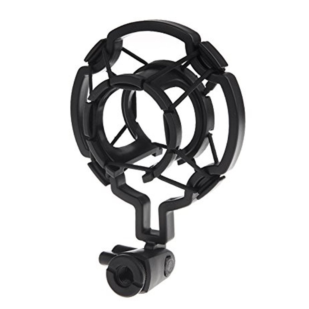 Universal Microphone Shock Mount Cradle Holder Clip Stand Compatible