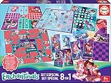 Pásalo en grande en compañía de tus personajes favoritos con este extraordinario set de 8 juegos de mesa clásicos: parchís, oca, la escalera, las damas, el gato y los ratón es, el solitario, damas chinas, juego de los personajes