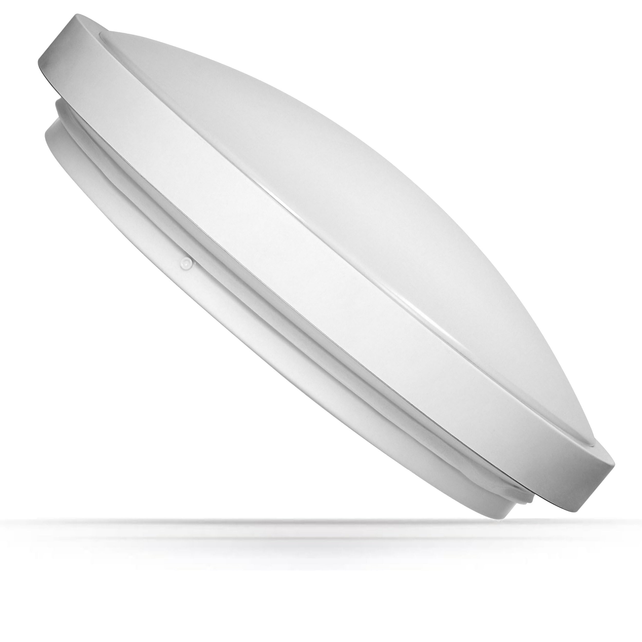 Lucande LED buiten plafondlamp Sora, rond, sensor, IP54