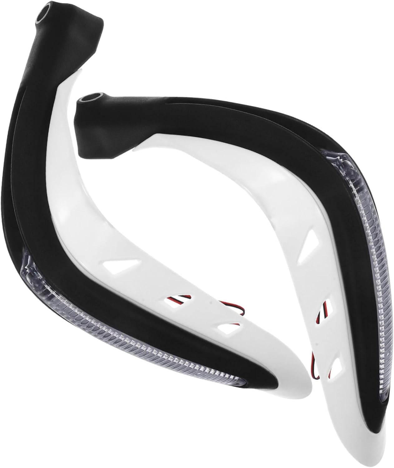 2pcs Led Handlebar Guards for Motorcycles Handguards Easy to Install Motorcycle Handlebar Protectors Stylish Design for Enhanced Appearance Suitable for Off-road and Road Use