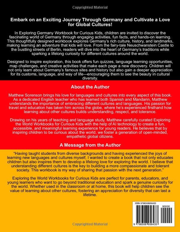 Exploring Germany Workbook For Curious Kids: A Fun, Interactive Guide to Germany's Special Places, Culture, and History! (Exploring the World for Curious Kids) - Image 2