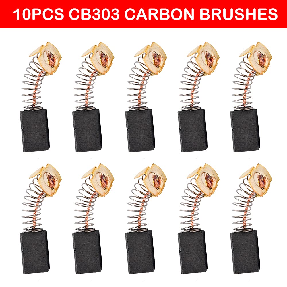 10-Pack Carbon Brushes Compatible With Makita GA5030 Angle Grinder – Fits CB325, CB459, CB303, CB419, CB203, CB85 Models