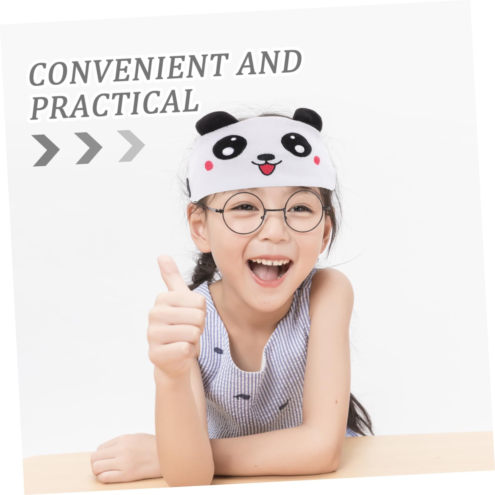 Uonlytech Auriculares Inalámbricos Para Niño Niña Con Diadema De Panda Suaves Y Cómodos Para Dormir Y Viajar Control De Volumen Y Diseño Ergonómico Para Uso Prolongado
