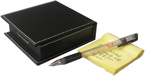 Miniatura 7 de KINGFOM Organizador de papelería de oficina de 5 piezas, cubierta de caja de pañuelos, alfombrilla para mouse, lápices y tarjetas, soporte para bloc