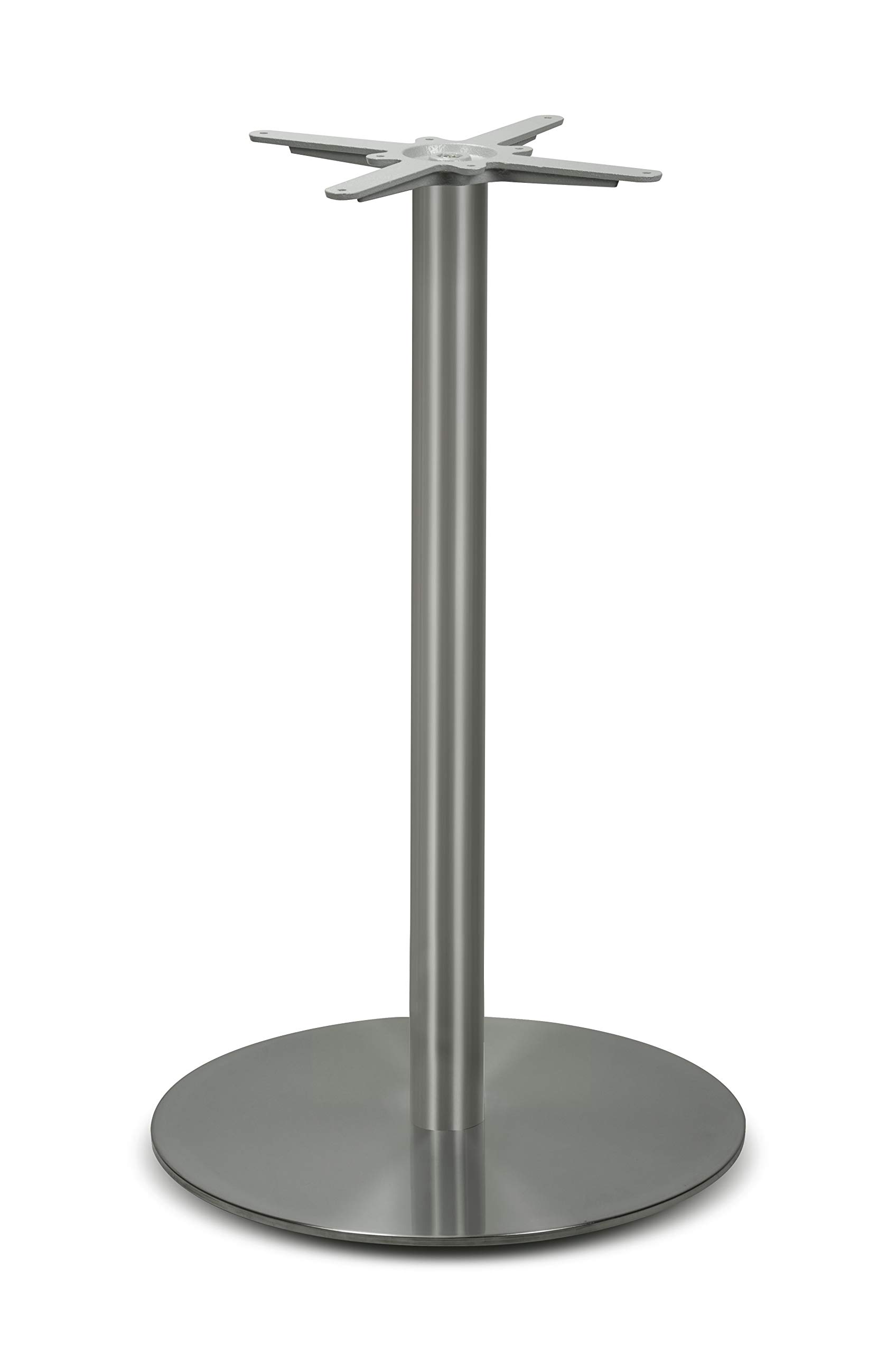 Stehtischgestell Tischbein Edelstahl | Premium | PD7586inox/110 | INOX | Stehtisch | Höhe 108 cm | 26 kg | max. Tischplattengröße Ø 90 cm