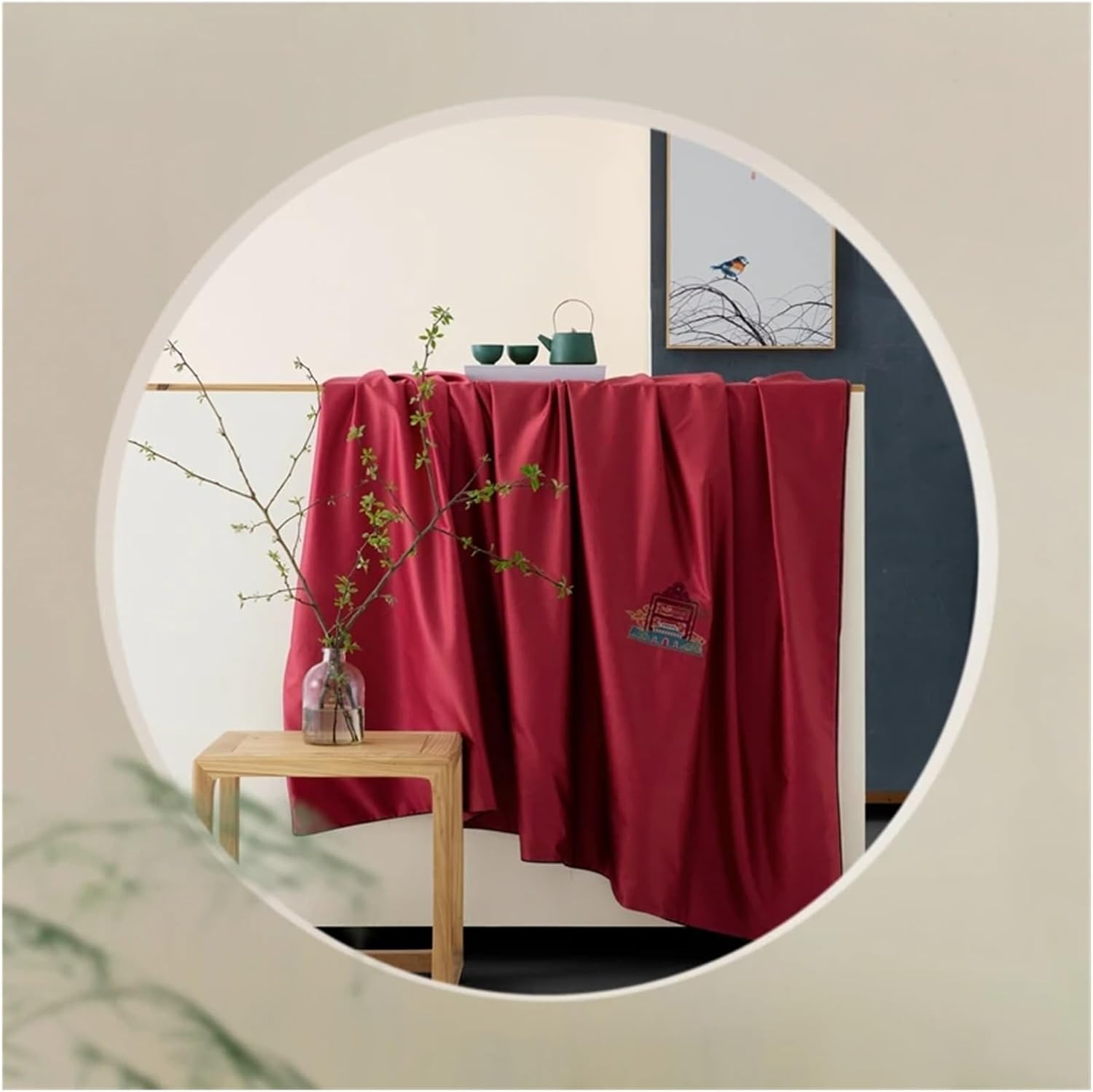 Luxury red bedlinen Bedding Set King Queen Size Bed Linen 1000TC Egyptian Cotton Duvet Cover Bed Sheet Set Pillowcases,Bed