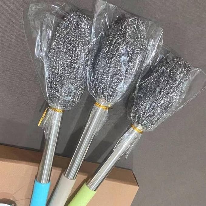 SARNESHWERAM Handle Steel Wire Bottle Cleaning Brush for Narrow Neck Containers, Bottle, Vase, Glassware - Multipurpose Household Cleaning Brush for Sink, Kitchen, Toilet, Bathroom & Utensils 1