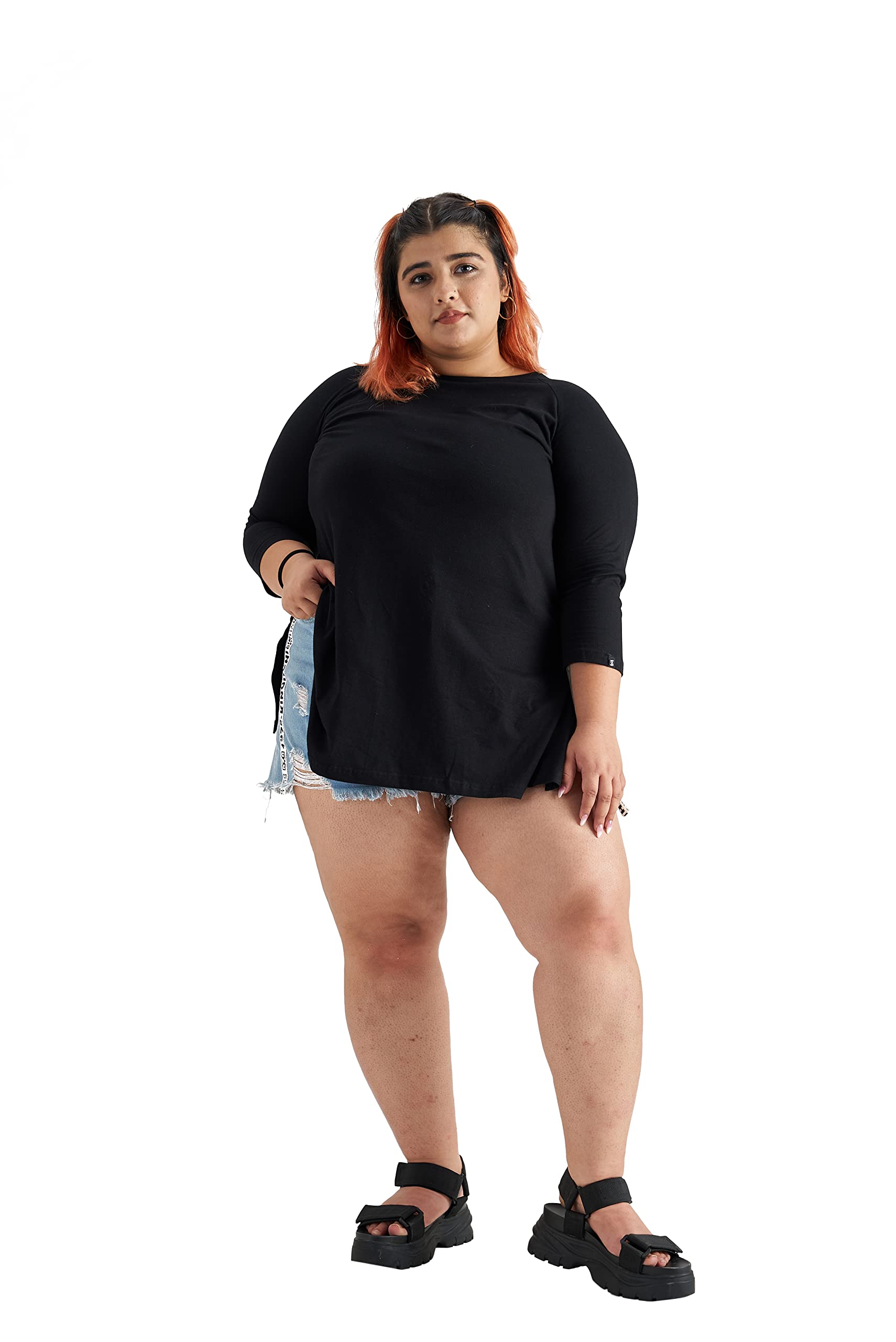 Spirit Animal Plus Size Tshirts for Women | Casual Tshirts for Women | Tshirts for Women Workout, Gym, Running | Yoga Tshirt | Sweat Wicking Fabric | Relaxed Fit | Quick Dry