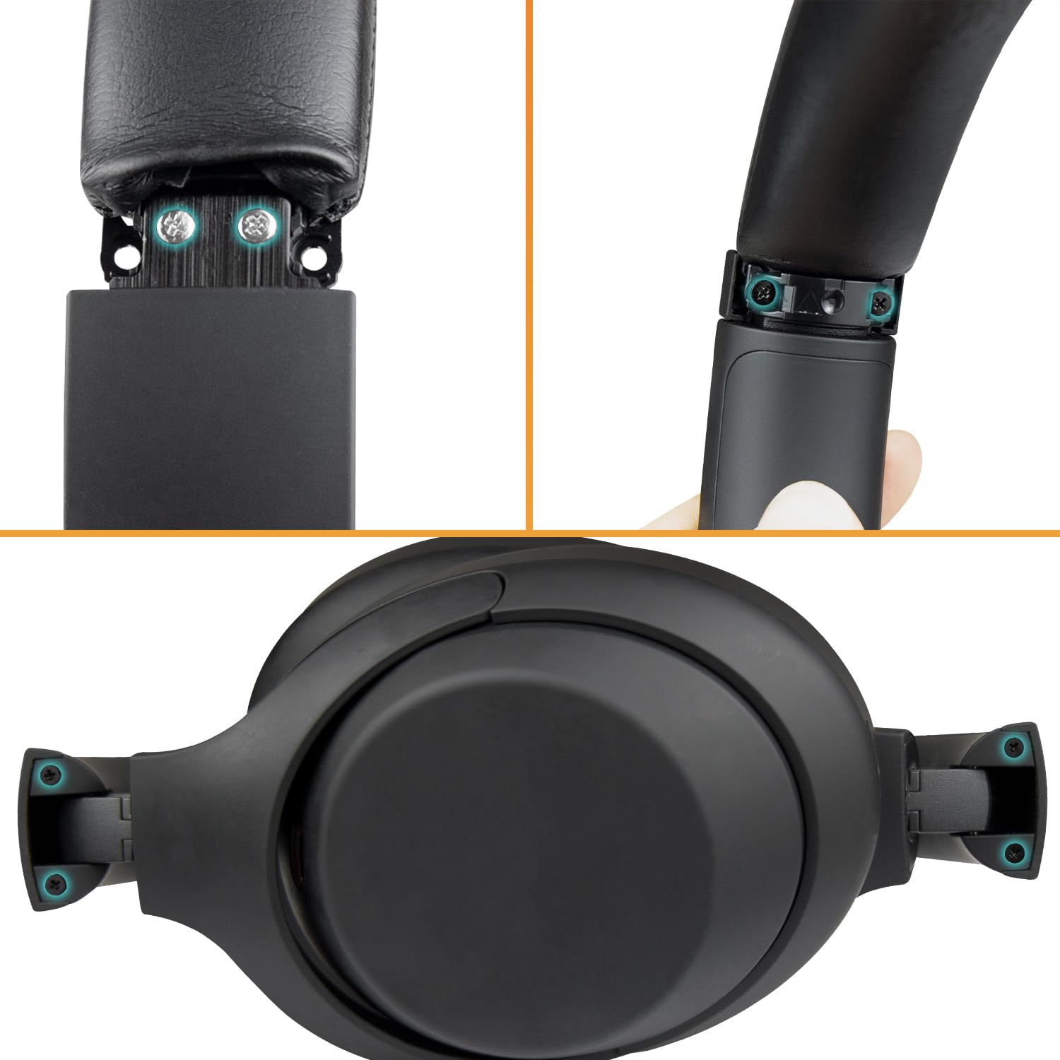 Amazon.com: SOULWIT Replacement Headband Pad Screws for Sony WH