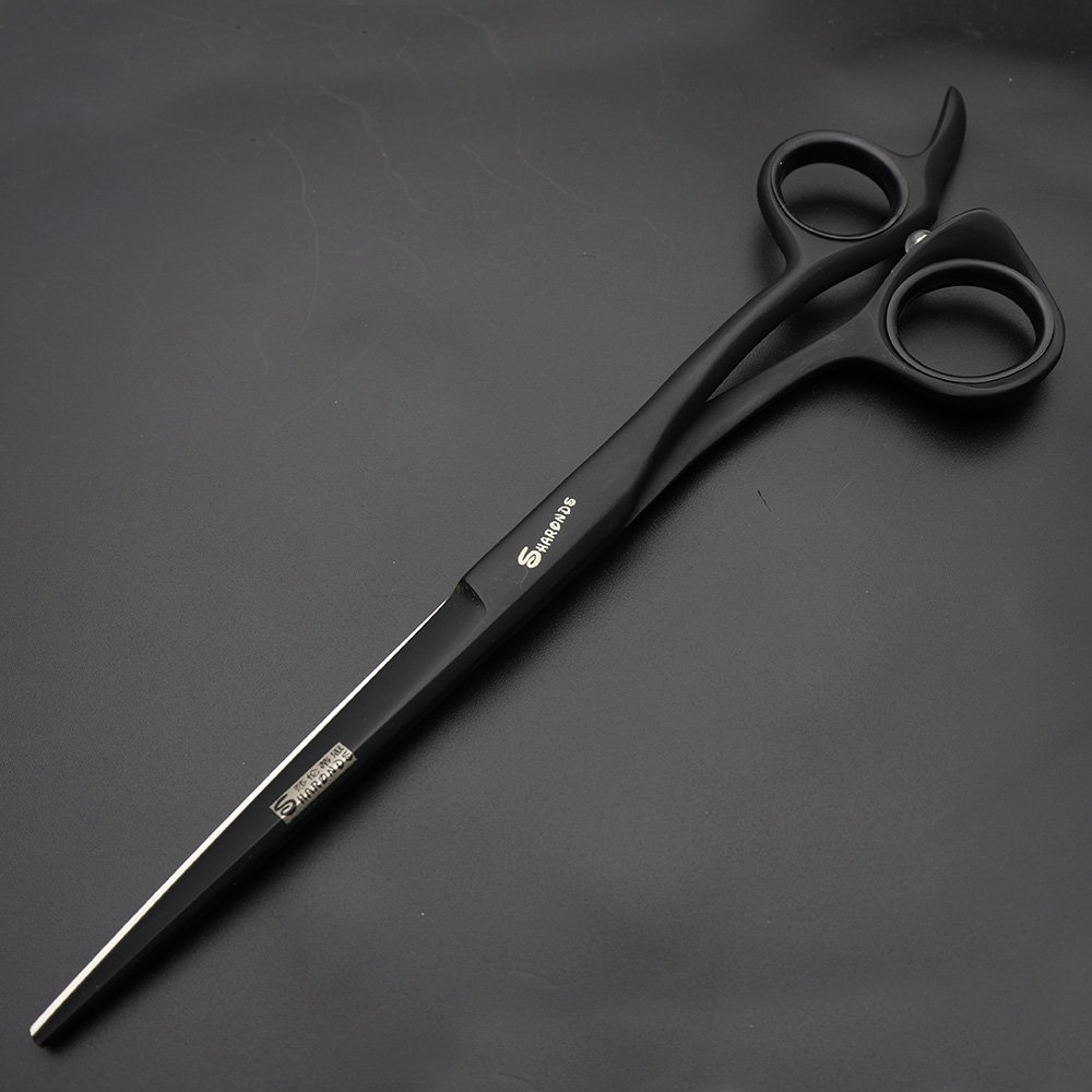 Sharonds 6.0 inch Hairdressing Scissors Hairstyle Studio Salon high-end Hairdressing Scissors Hair Styling Scissors Made Slim Design (Black) - Image 4