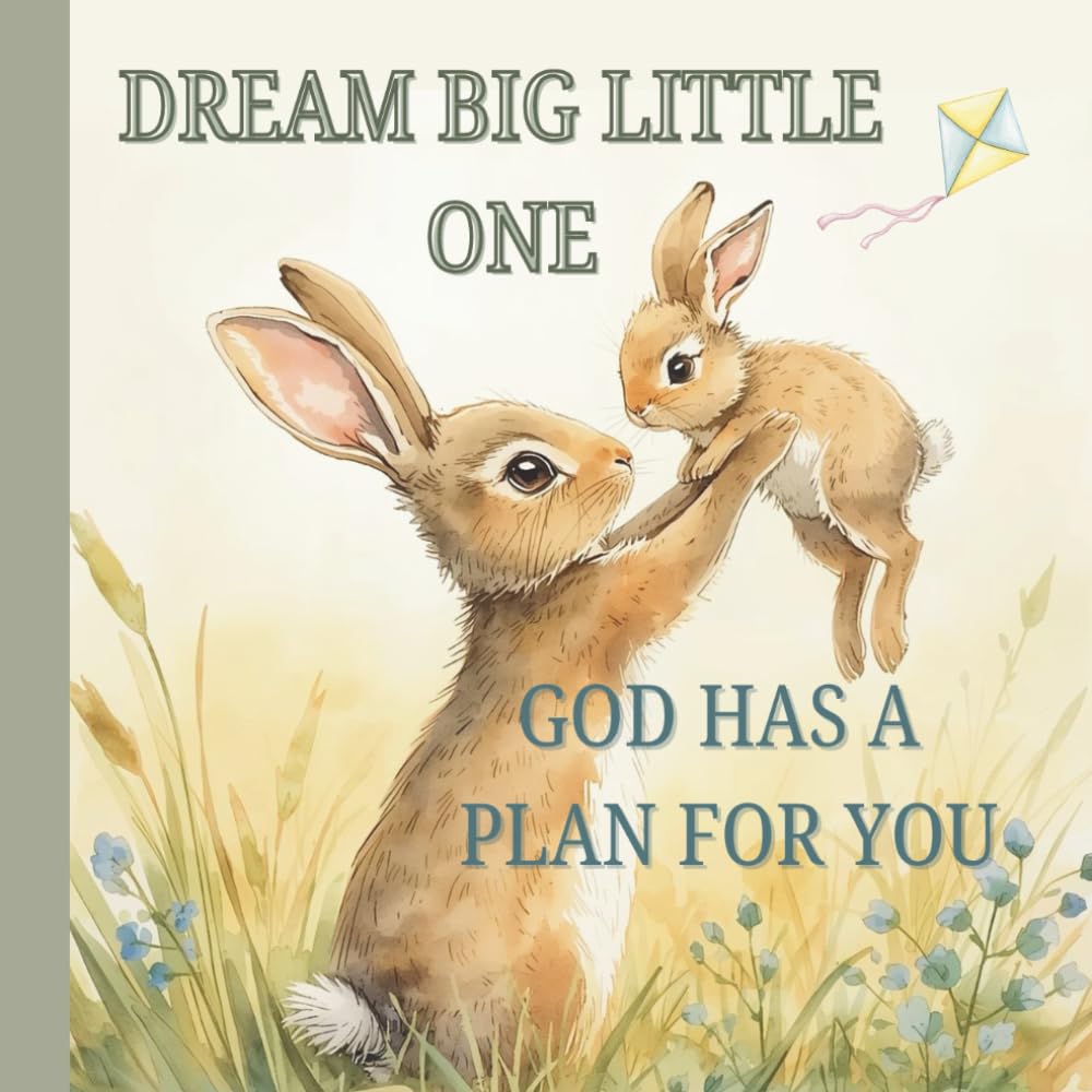 Dream Big Little One God Has a Plan For You: Beautiful Rhyming Children’s Christian Bedtime Story Prayer Book About Jesus’s Purpose For You Jeremiah 29:11 Promise